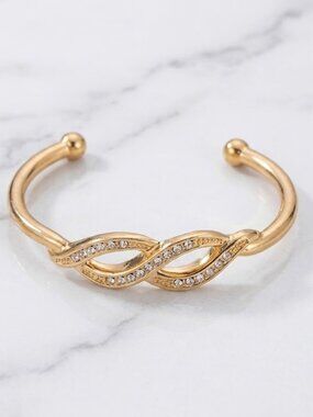 Ladies Gold Fashion Cuff Bracelet